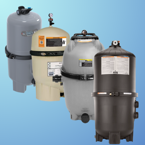 Pool Filters – All Types & Brands: DE, Cartridge, Sand | Pentair, Hayward, Jandy, Waterway