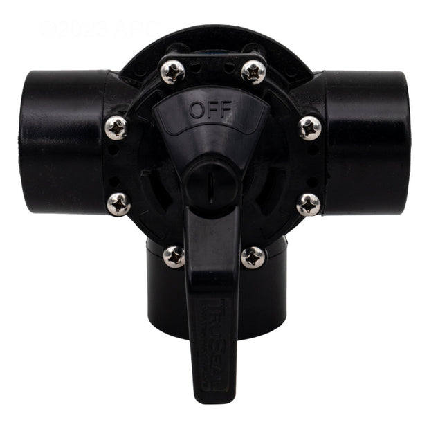 Waterway 3-Way Valve – 2" Socket x 2.5" Spigot CPVC Pool Plumbing Part